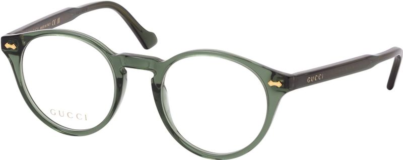 Gucci GG 0738O 007, inclusief kwaliteitsglazen, Rond Brillen, Unisex