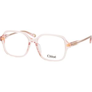 Chloé - Vierkant Optisch Montuur - Roze - Dames - Acetaat