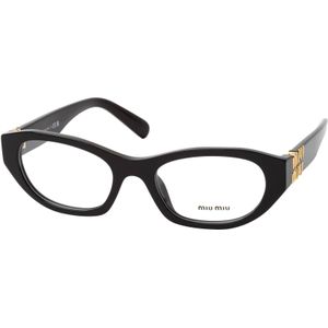 Miu Miu - MU 03WV - Optische Monturen - Zwart - Acetaat - Geometrisch