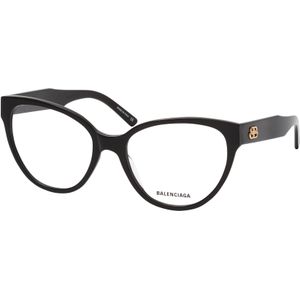 Balenciaga BB 0064O 001, inclusief kwaliteitsglazen, Cat Eye Brillen, Dames