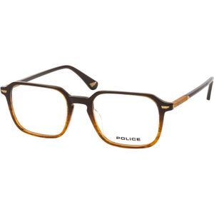 Police VPLQ 69 06YH Vierkant Brillen, Heren