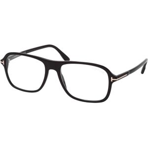 Tom Ford FT 5806-B 001, inclusief kwaliteitsglazen, Vierkant Brillen, Heren