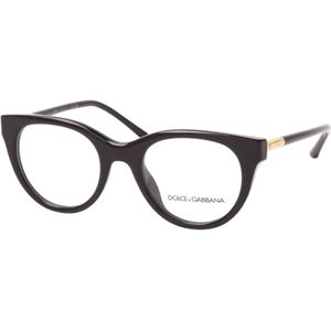 Dolce & Gabbana - Dg 3433 - Bril - Zwart - Acetaat - Lensbreedte 51 mm