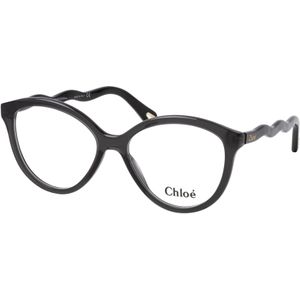 Chloé CH 0089O 001, inclusief kwaliteitsglazen, Cat Eye Brillen, Dames