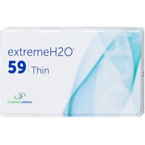 Extreme H2O - Maandlenzen - 59 % Thin - 6 Lenzen - Sferische en Asferische
