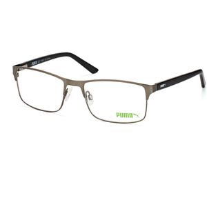 Puma PE 0027O 001, inclusief kwaliteitsglazen, Rechthoekig Brillen, Heren