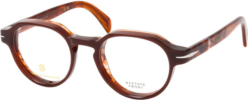 David Beckham DB 7153 EX4 Rond Brillen, Heren