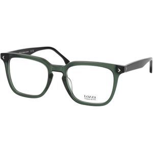 Lozza - VL4370 - Optische Monturen - Groene Acetaat - Kwadraat