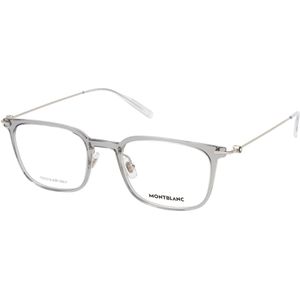 MONTBLANC MB 0100O 002, inclusief kwaliteitsglazen, Vierkant Brillen, Heren