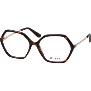 Guess - GU50149 - Optische Monturen - Havana - Acetaat - Geometrisch
