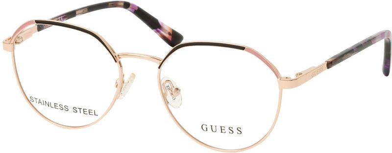 Guess - GU 8272 028 - Rond Brillen - Goudkleurig - Dames