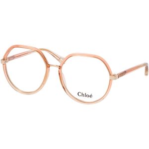 Chloé CH 0131O 001, inclusief kwaliteitsglazen, Rond Brillen, Dames