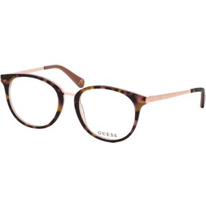 Guess - Ronde Acetaat Optische Monturen - Bruin - ONE Size