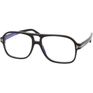 Tom Ford FT 6058 001 Aviator Brillen, Heren