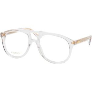 Gucci GG 1320O 003, inclusief kwaliteitsglazen, Aviator Brillen, Heren