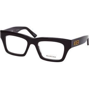 Balenciaga BB 0240O 001 Rechthoekig Brillen, Unisex