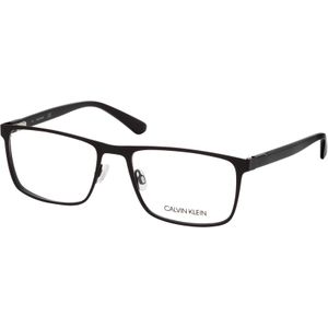 Calvin Klein CK 20316 001, inclusief kwaliteitsglazen, Rechthoekig Brillen, Heren