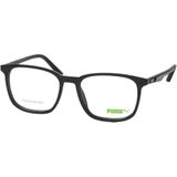 Puma PU 0371O 001, inclusief kwaliteitsglazen, Rechthoekig Brillen, Heren