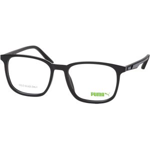 Puma PU 0371O 001, inclusief kwaliteitsglazen, Rechthoekig Brillen, Heren