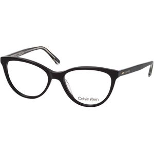 Calvin Klein CK 21519 001, inclusief kwaliteitsglazen, Cat Eye Brillen, Dames