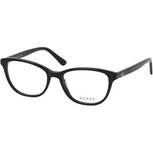 Guess GU 8270 001, inclusief kwaliteitsglazen, Cat Eye Brillen, Dames