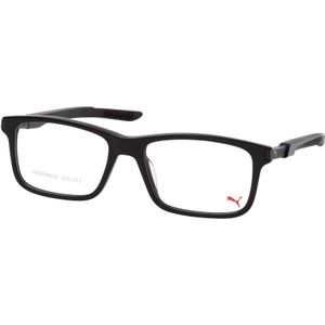 Puma PU 0362O 001, inclusief kwaliteitsglazen, Rechthoekig Brillen, Heren