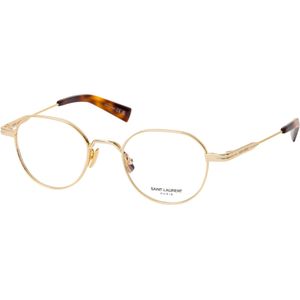 SAINT LAURENT - SL 730 003 - Optische Monturen - Goud - Metaal - Rond