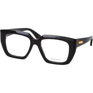 Bottega Veneta BV 1032O 001, inclusief kwaliteitsglazen, Vierkant Brillen, Dames