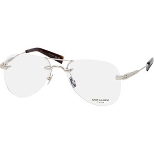 SAINT LAURENT - SL 745 - Optische Monturen - Zilver - Metaal - Piloot