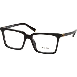 Miu Miu - Optical Frame - Zwart - Acetaat - Vierkant Montuur