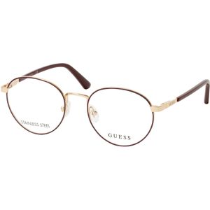 Guess GU 8274 032, inclusief kwaliteitsglazen, Rond Brillen, Dames
