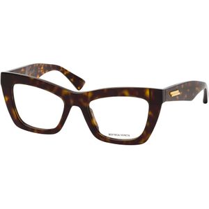 Bottega Veneta BV 1215O 002, inclusief kwaliteitsglazen, Cat Eye Brillen, Dames