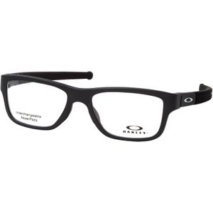 Oakley Marshal OX 8091 01, inclusief kwaliteitsglazen, Rechthoekig Brillen, Heren