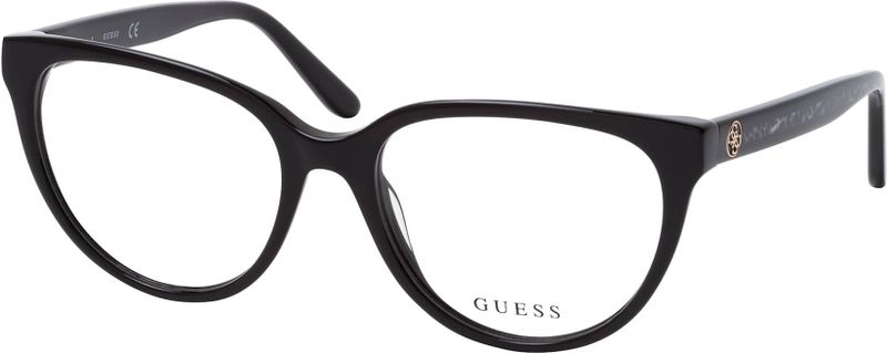 Guess GU 2872 001, inclusief kwaliteitsglazen, Cat Eye Brillen, Dames