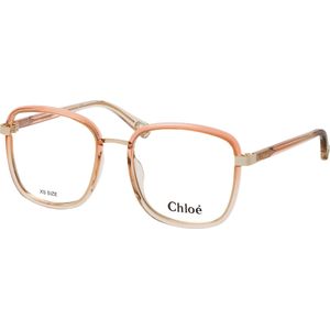 Chloé CH 0034O SMALL 008, inclusief kwaliteitsglazen, Rechthoekig Brillen, Dames