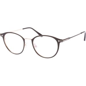 Tom Ford FT 5528-B 002, inclusief kwaliteitsglazen, Rond Brillen, Unisex