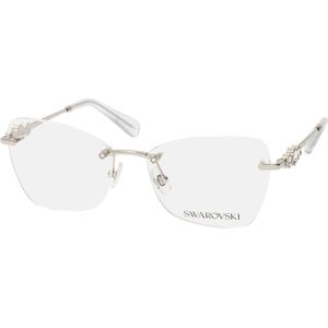 Swarovski - SK1014 - Optische Monturen - Zilver - Metaal - Vlinder