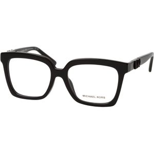Michael Kors - Nassau - Bril - Zwart - Acetaat - 53 mm Lensbreedte