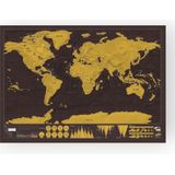 Kras Wereldkaart - Scratch Map Deluxe