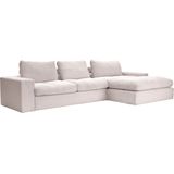 alina Ecksofa »Sandy«, mit losen Sitz und Rückenkissen, in modernem Cordstoff
