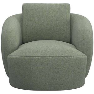 FLEXLUX Sessel »Torino, rund, drehbar, Einzelsofa, Polstersessel,«, Modernes, organisches Sessel-Design, Kaltschaum, Wellenunterfederung