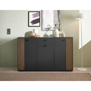 HBZ Sideboard »Dublin Kommode, BxHxT 140x86x38cm«, (1 St.), Breite 140cm, Softclose, Metallgriffe