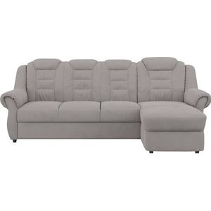 Home affaire Ecksofa »Boston L-Form«, Gemütliches Ecksofa mit hoher Rückenlehne in klassischem Design