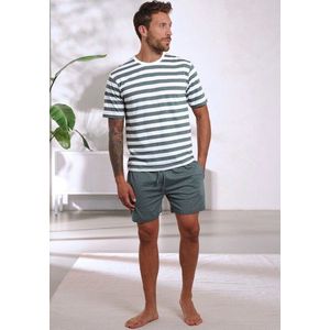 H.I.S Pyjama, (2 tlg., 1 Stück), Schlafanzug aus Baumwoll-Mix