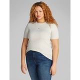 Calvin Klein Jeans Plus T-Shirt »PLUS WOVEN LABEL REGULAR TEE«, in großen Größen