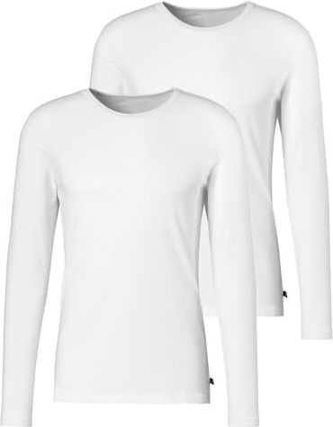 H.I.S Langarmshirt, (Packung, 2er-Pack), Doppelpack Unterziehshirt aus Baumwoll-Mix