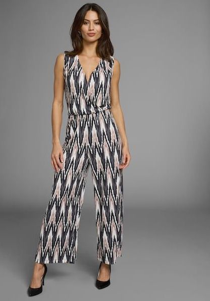 Laura Scott Jumpsuit, Oberteil in Wickeloptik mit elastischen Bund - NEUE KOLLEKTION