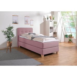 Home affaire Boxspringbett »Fargo«, inkl. Topper, in 3 Matratzenarten, in Samt- oder Strukturstoff