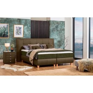 alina Boxspringbett »Luella«, ADA trendline Boxspringbett, inkl. Matratze und Viscoschaum-Topper