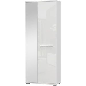 Places of Style Garderobenschrank »Piano«, UV lackiert, hochglänzend, Soft-Close Funktion, mit Spiegel